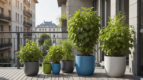 Urban gardening made easy with versatile bacsac® balcony pots